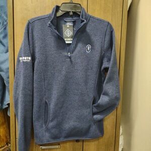 Charles River Apparel Blue Fleece‎ Up North Trading Company jacket Women's Small